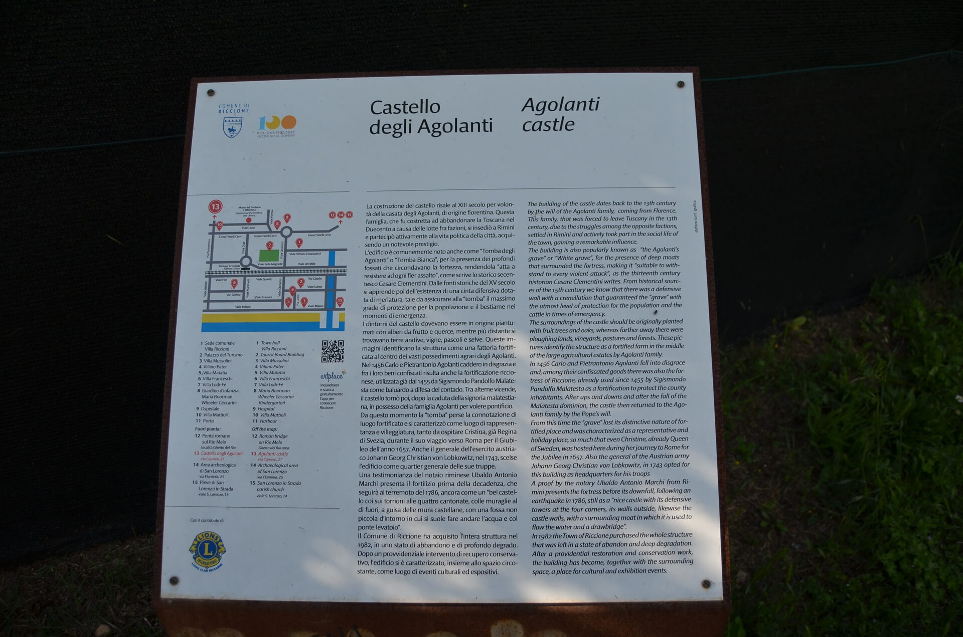 info sul castello